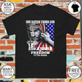 Jesus One Nation Under God 250 Years Of Freedom 1776-2026 shirt