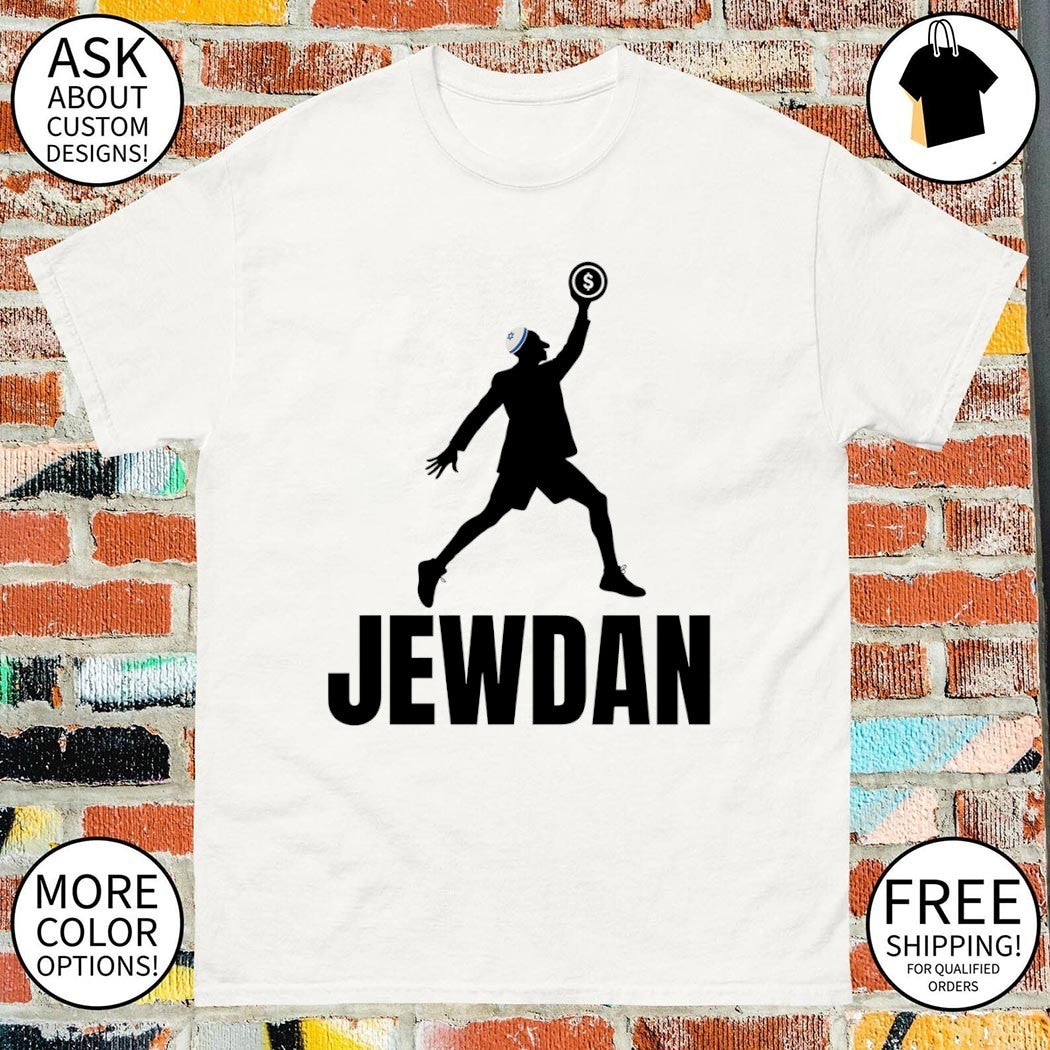 Jewdan Jewish parody logo shirt