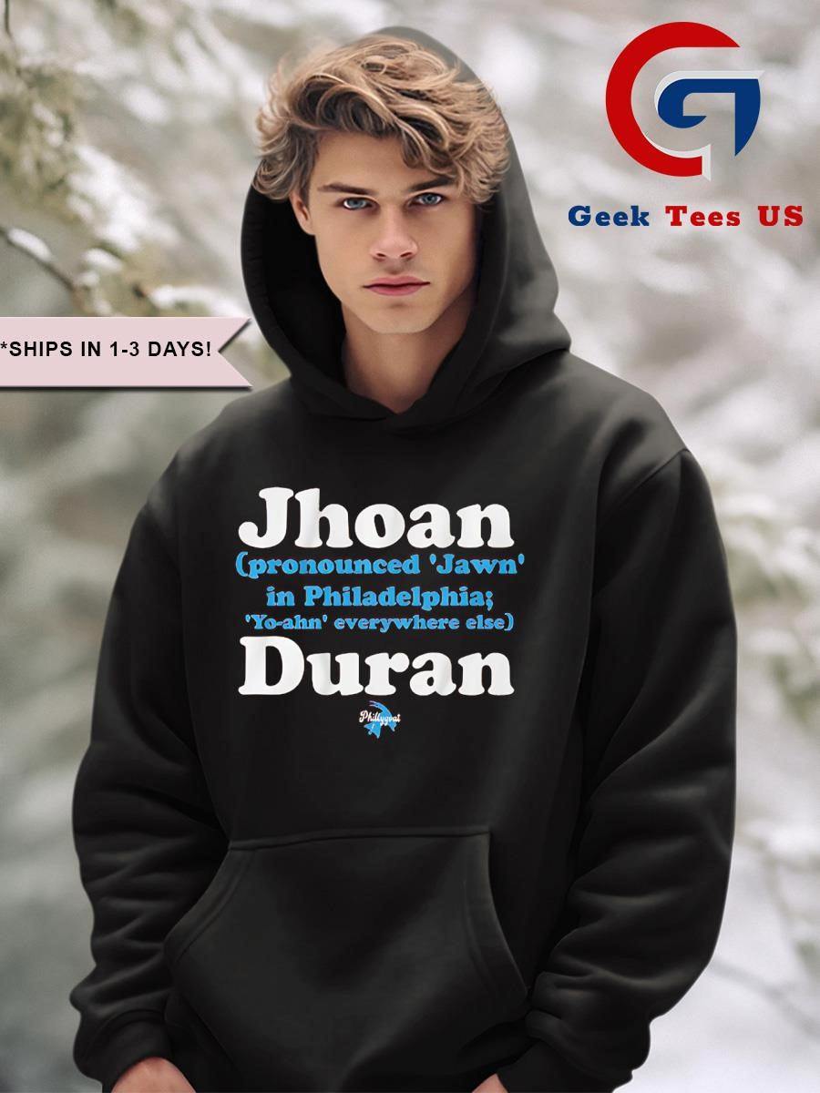 Jhoan Duran pronounced Jawn in Philadelphia shirt