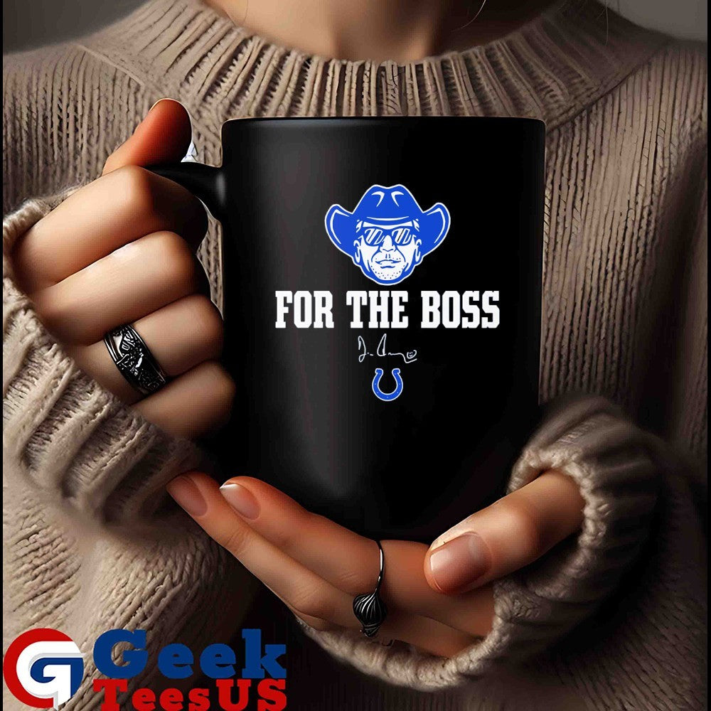 Jim Irsay Indianapolis Colts for the Boss signature shirt