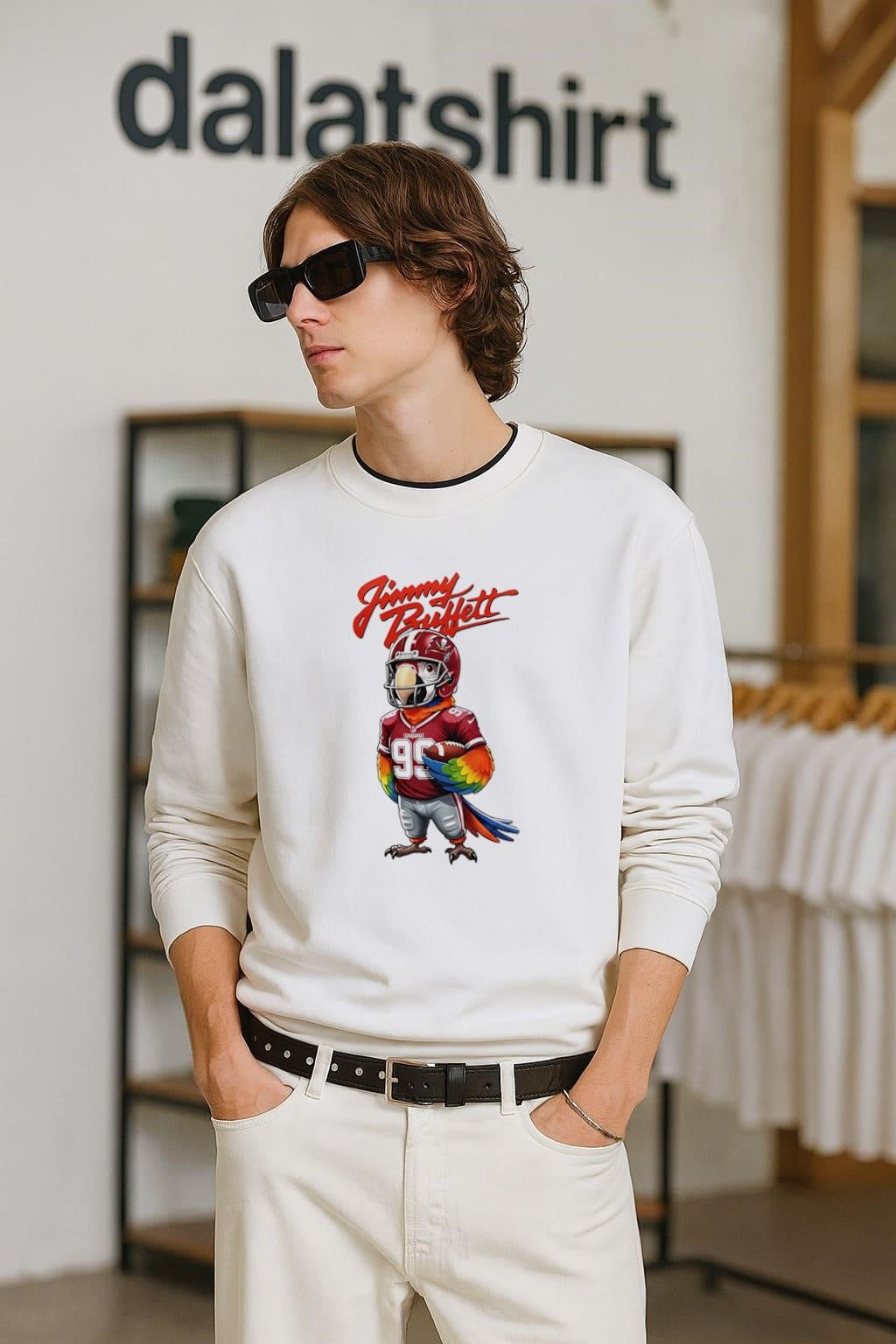 Jimmy Buffett Tampa Bay Buccaneers Football Parrot 99 shirt
