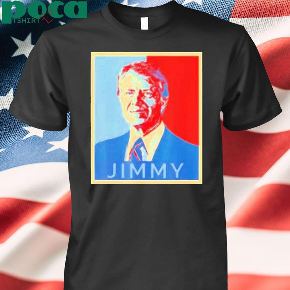 Jimmy Carter USA Former President Portrait Pop Art Shirt