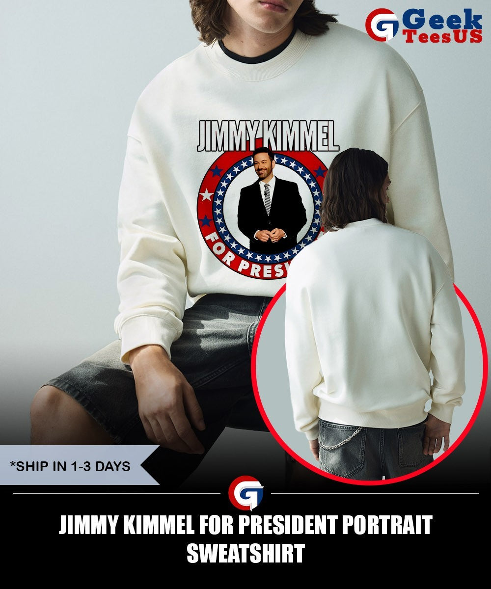 Jimmy Kimmel for President portrait shirt