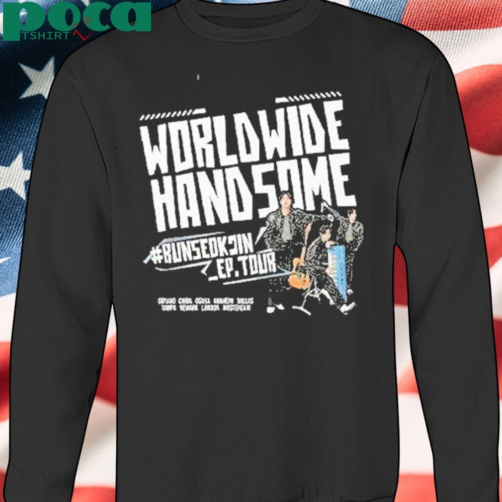 Jin Bts Worldwide Handsome Tour Shirt