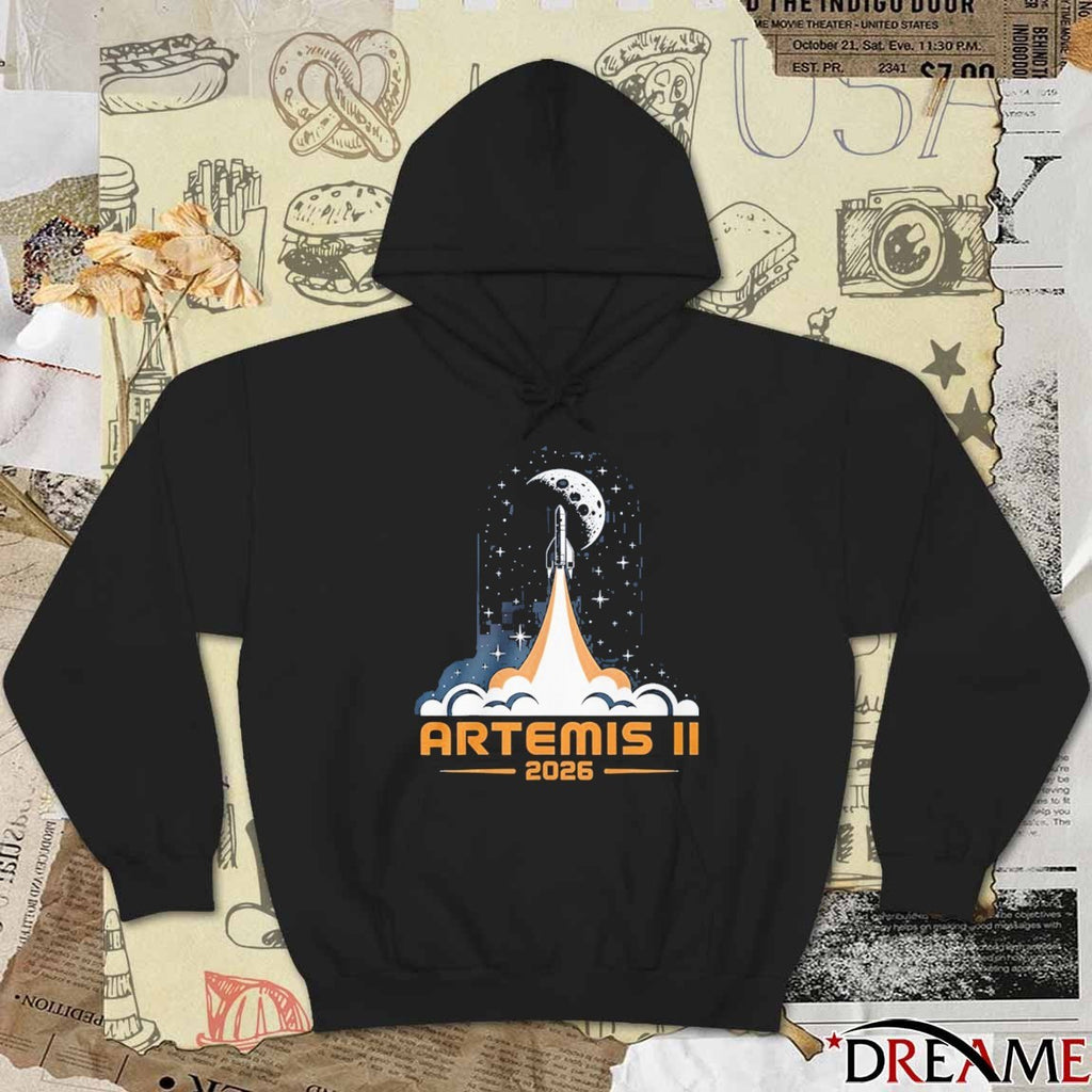 Artemis II Moon Launch 2026 Mission t-shirt
