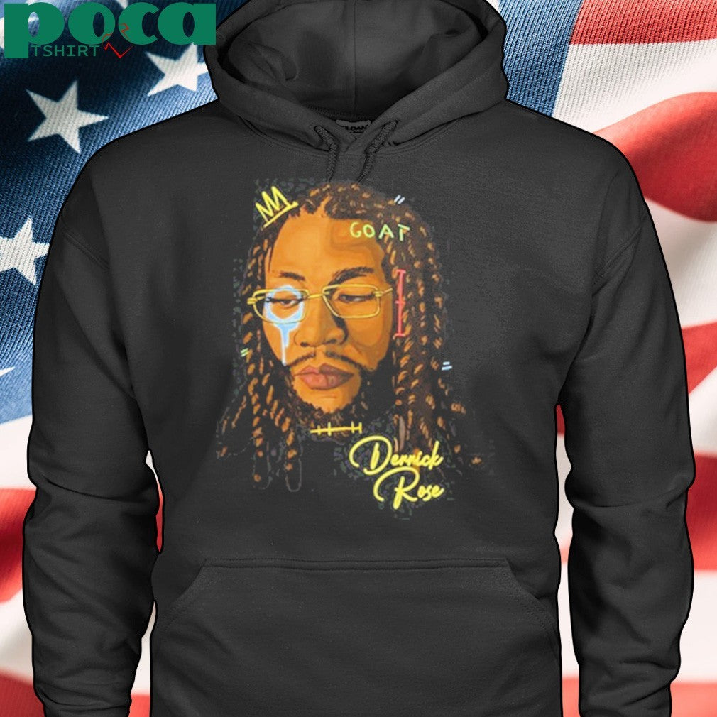 Joakim Noah Wearing Goat Derrick Rose T-Shirt