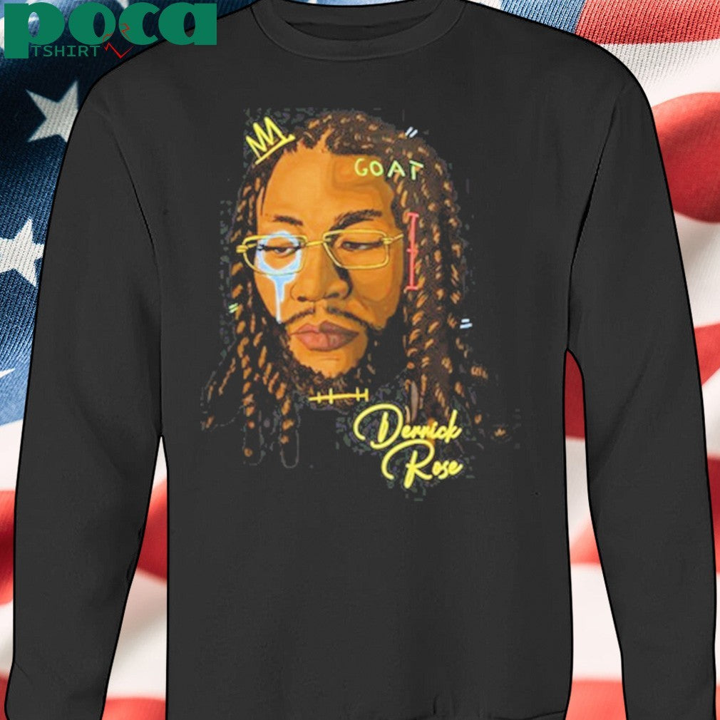 Joakim Noah Wearing Goat Derrick Rose T-Shirt