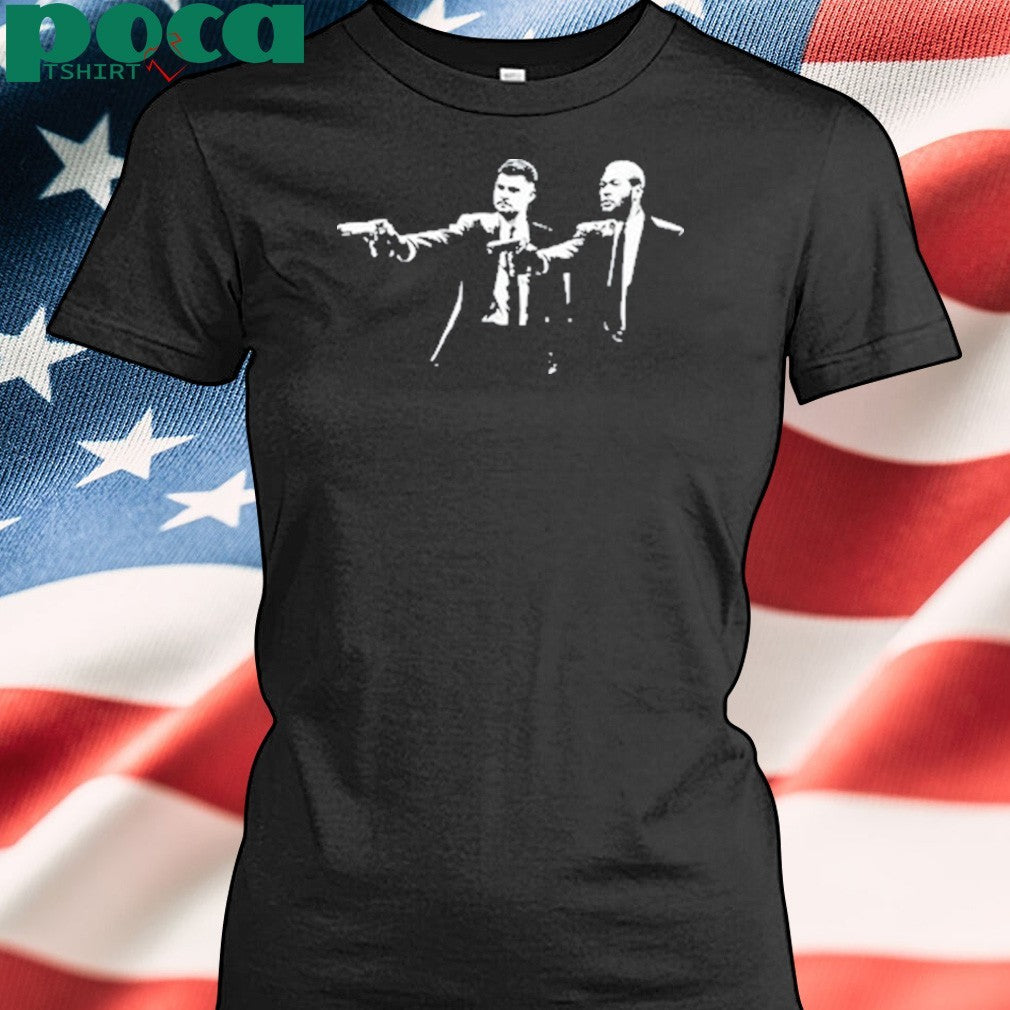 Joelinton & Bruno Guimaraes Pulp Fiction Style Newcastle T-Shirt