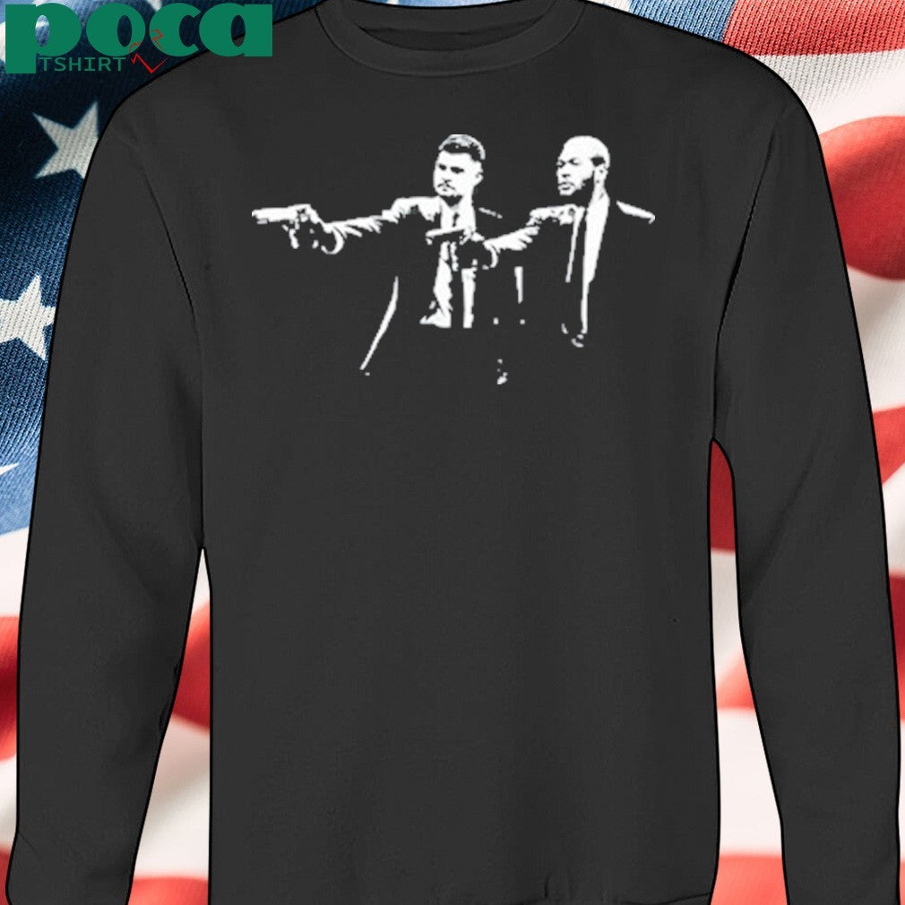 Joelinton & Bruno Guimaraes Pulp Fiction Style Newcastle T-Shirt