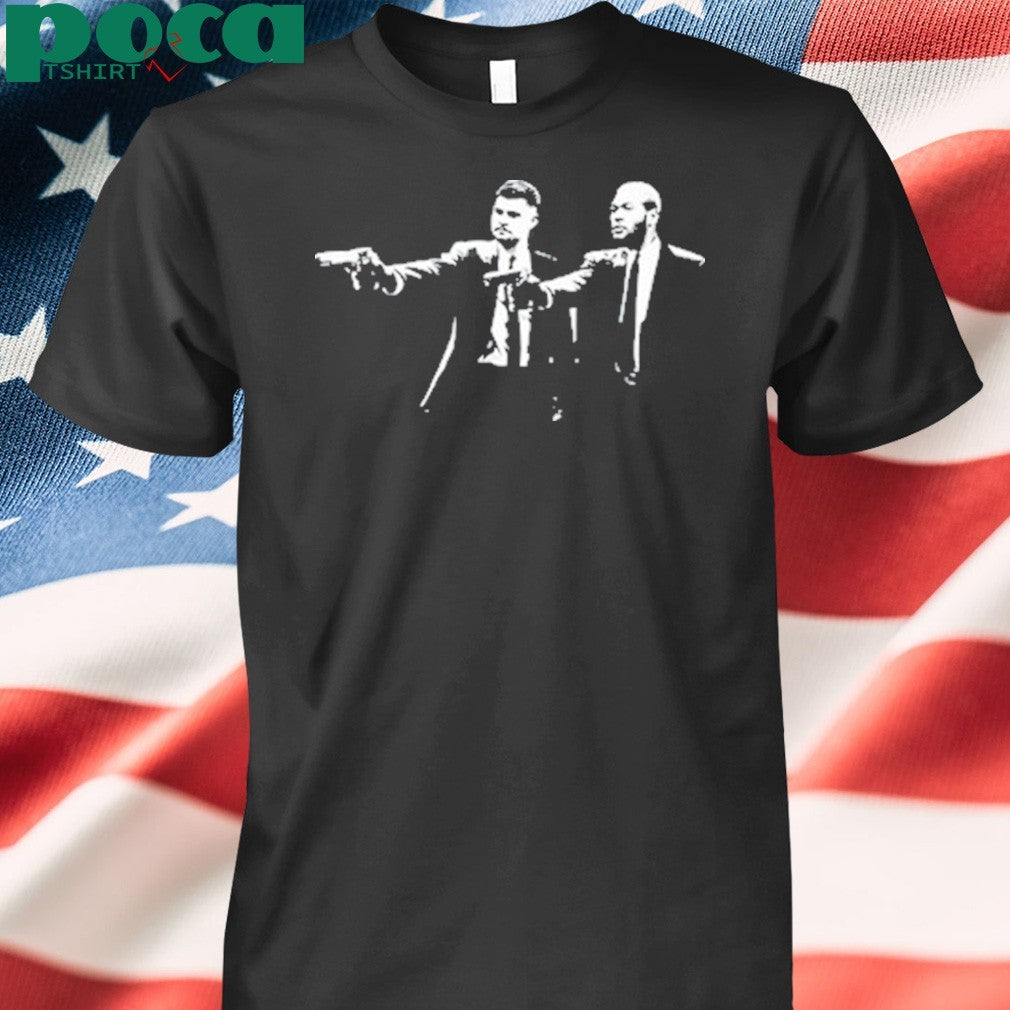 Joelinton & Bruno Guimaraes Pulp Fiction Style Newcastle T-Shirt