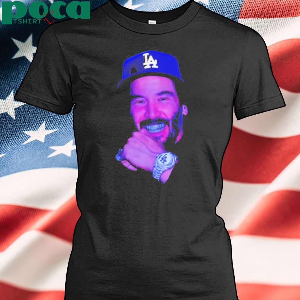 John Wick Keanu Reeves Diamond hat LA shirt