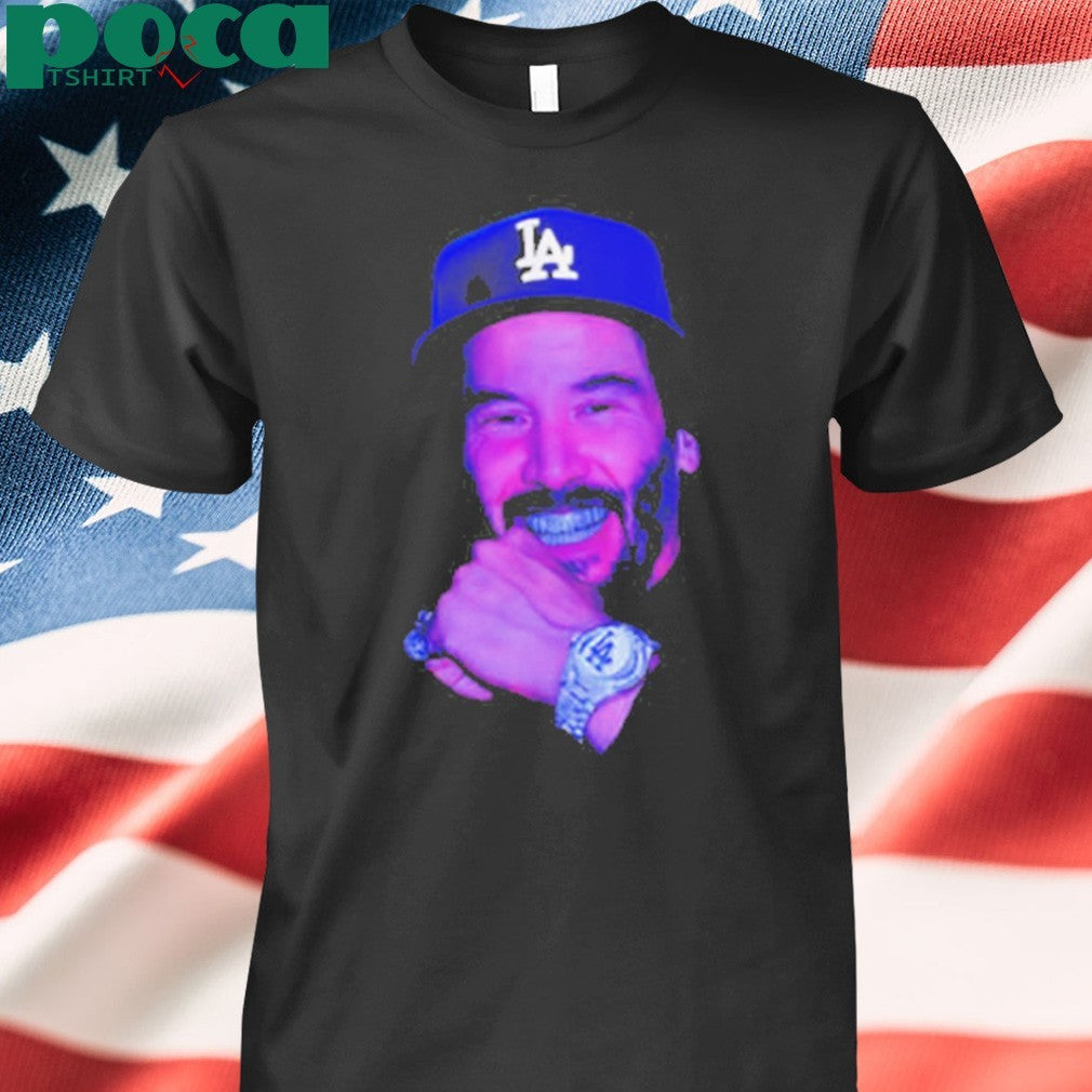 John Wick Keanu Reeves Diamond hat LA shirt