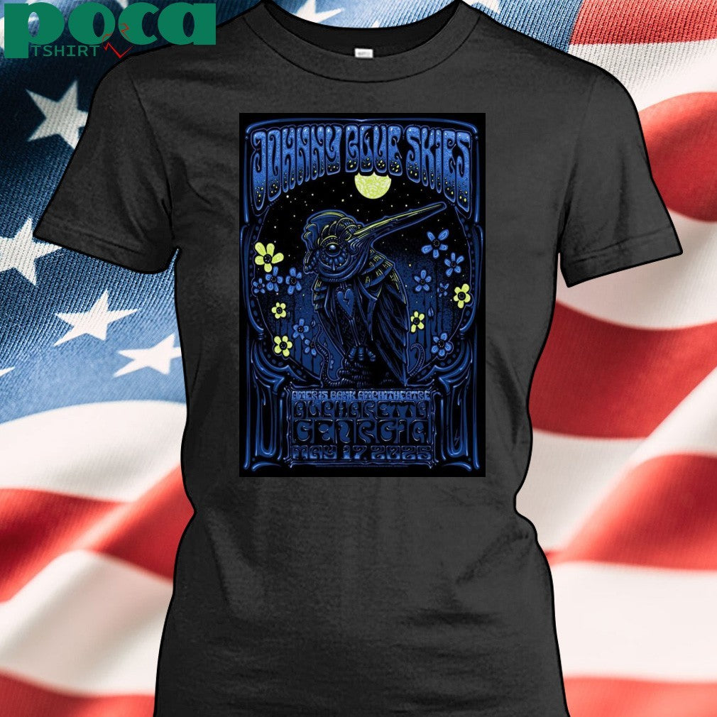 Johnny Blue Skies Ameris Bank Amphitheatre In Alpharetta GA 5-17-2025 Poster shirt