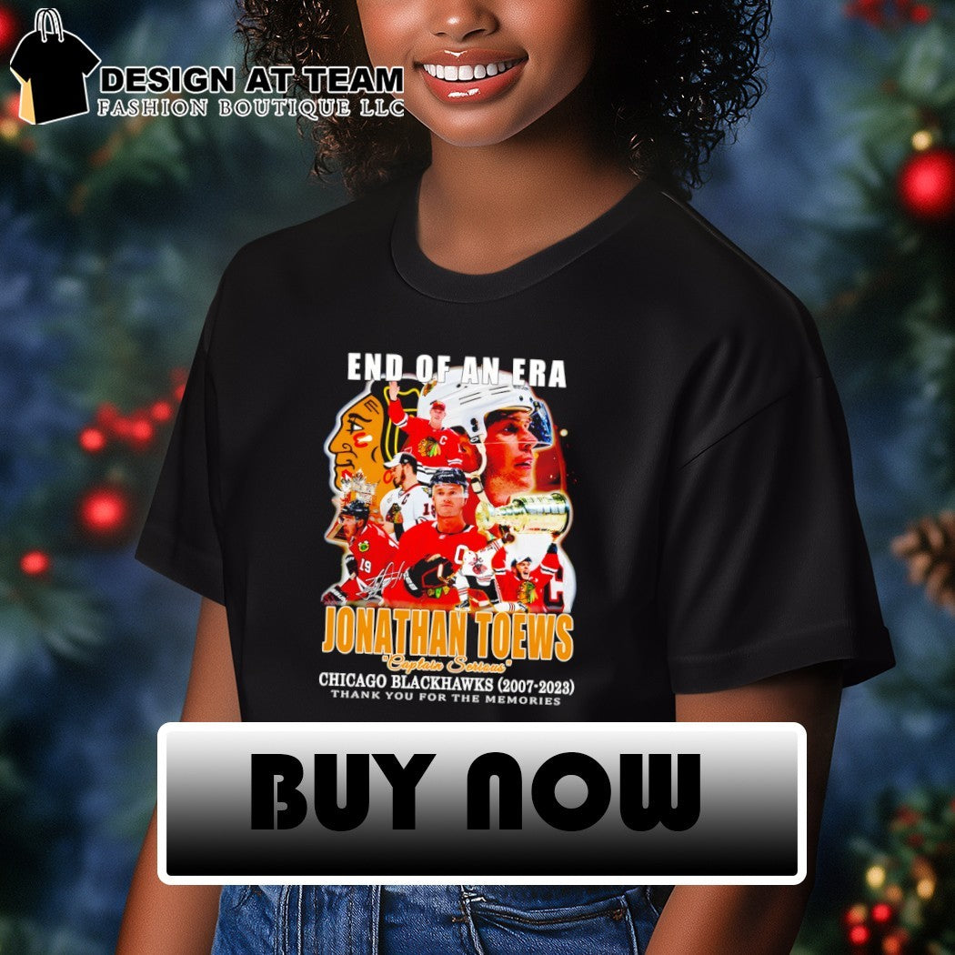 Jonathan Toews Chicago Blackhawks End of an Era Captain Serious Chicago BlackHawks shirt