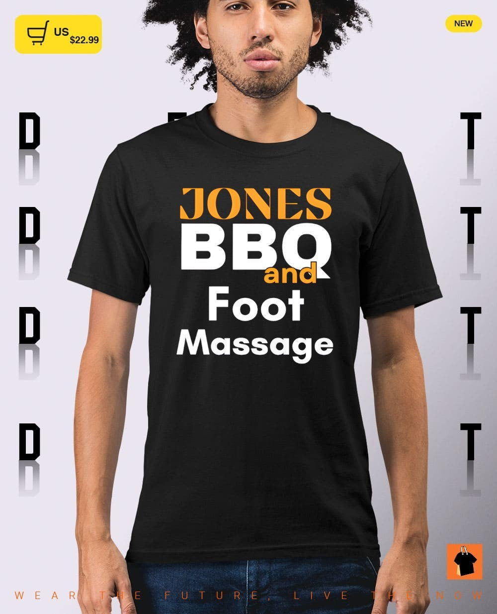 Jones BBQ and Foot Massage shirt