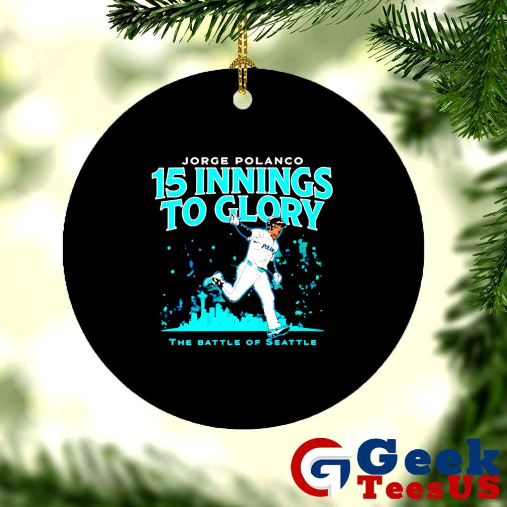 Jorge Polanco 15 Innings to Glory The Battle of Seattle Baseball shirt