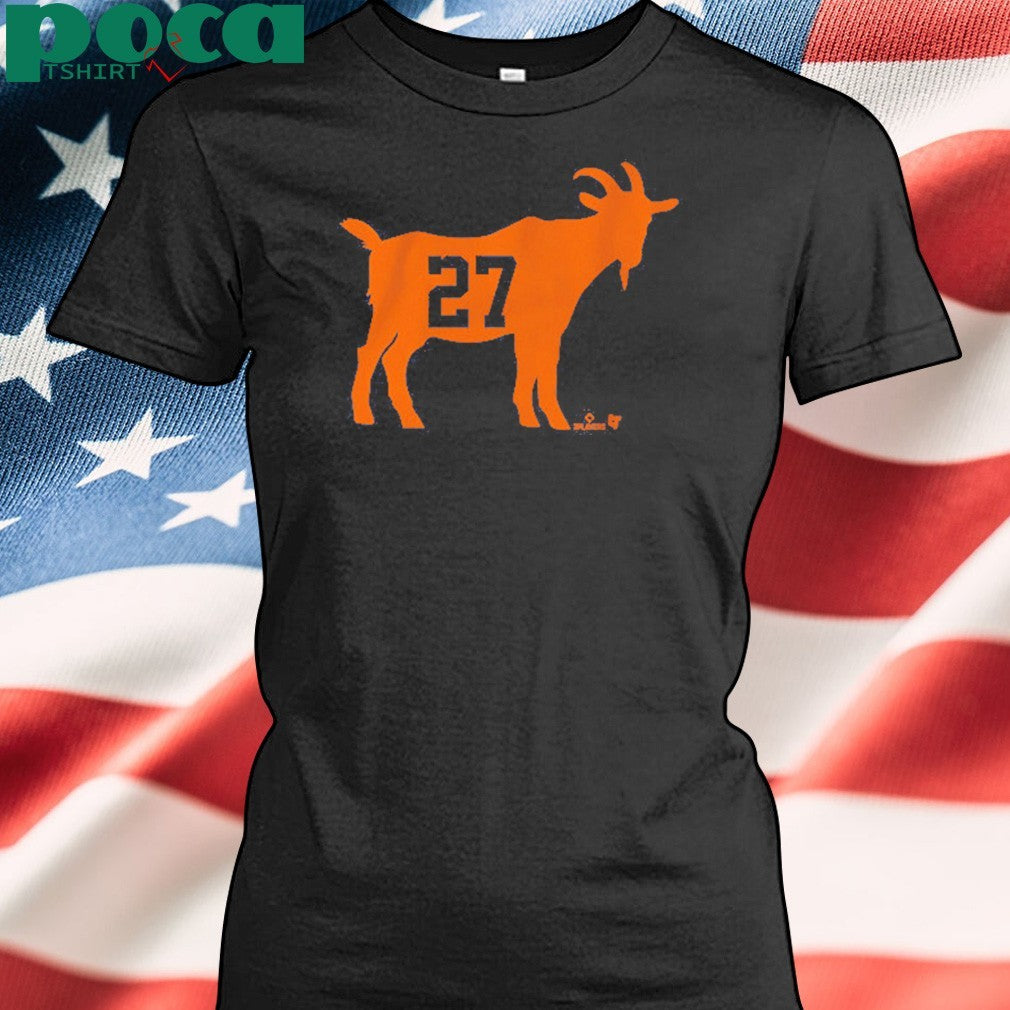 Jose Altuve GOAT 27 shirt