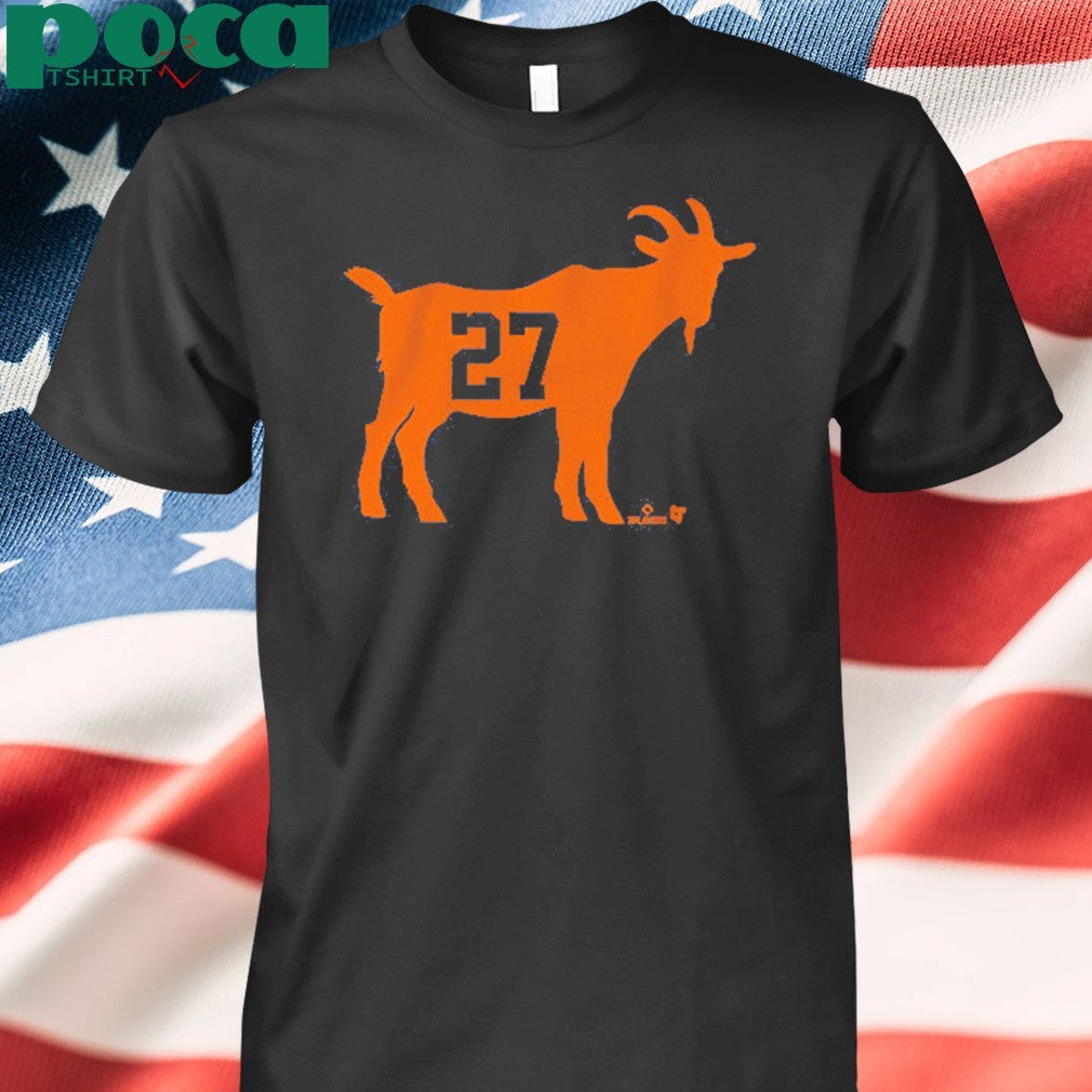 Jose Altuve GOAT 27 shirt