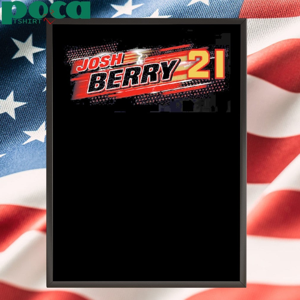 Josh Berry Checkered Flag Sports Name & Number T-Shirt