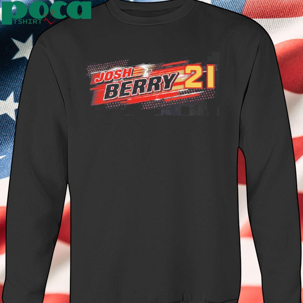 Josh Berry Checkered Flag Sports Name & Number T-Shirt