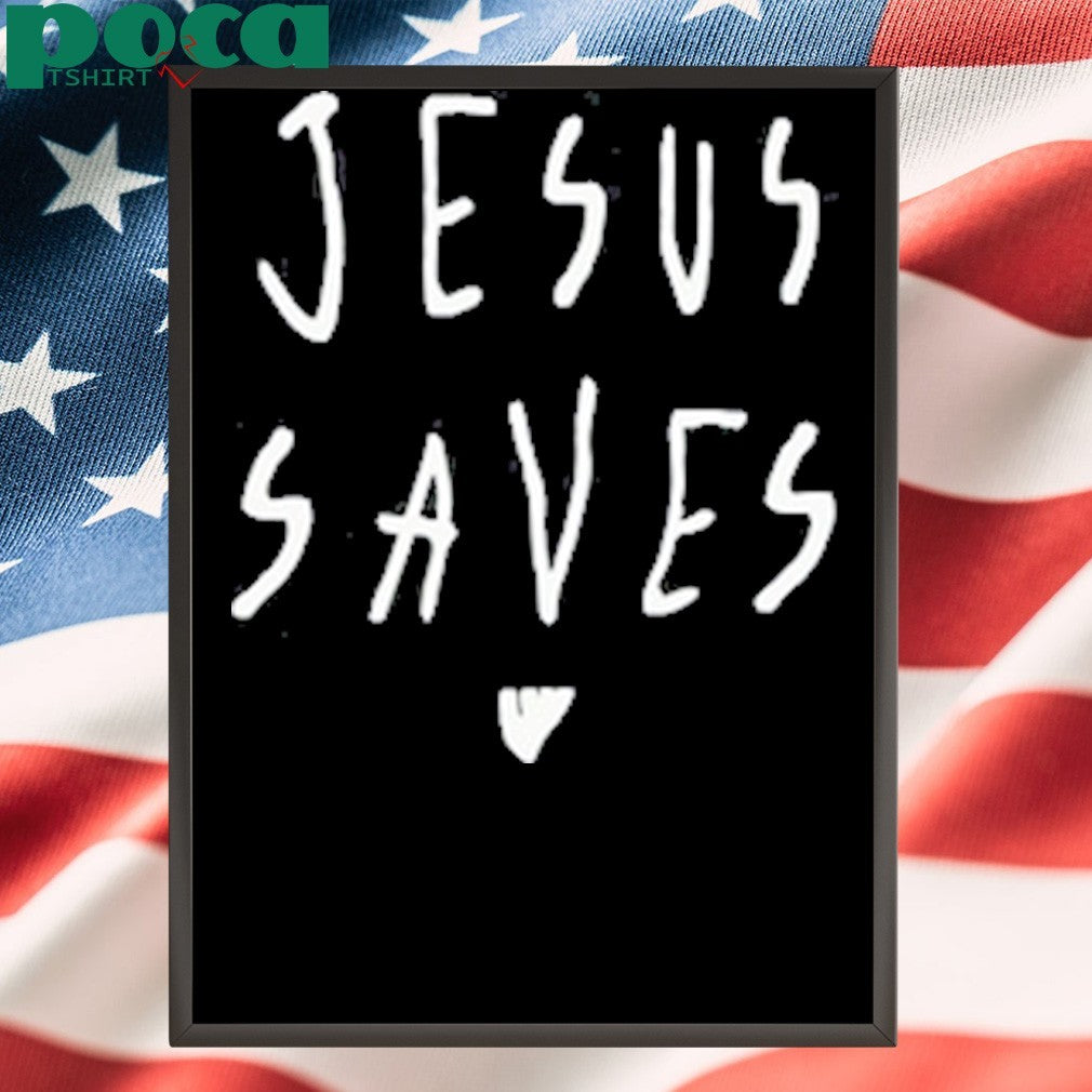 Julian Lewis Wearing Jesus Saves shirt