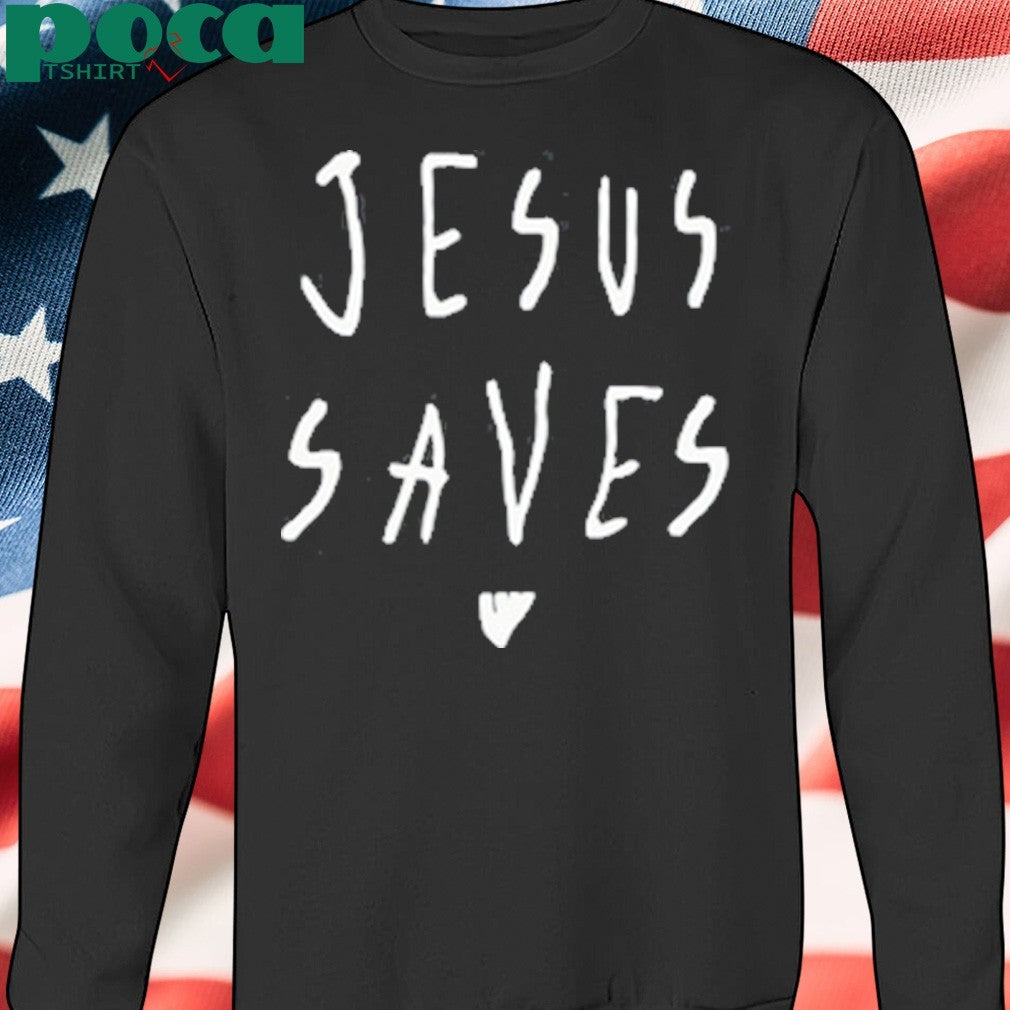 Julian Lewis Wearing Jesus Saves shirt