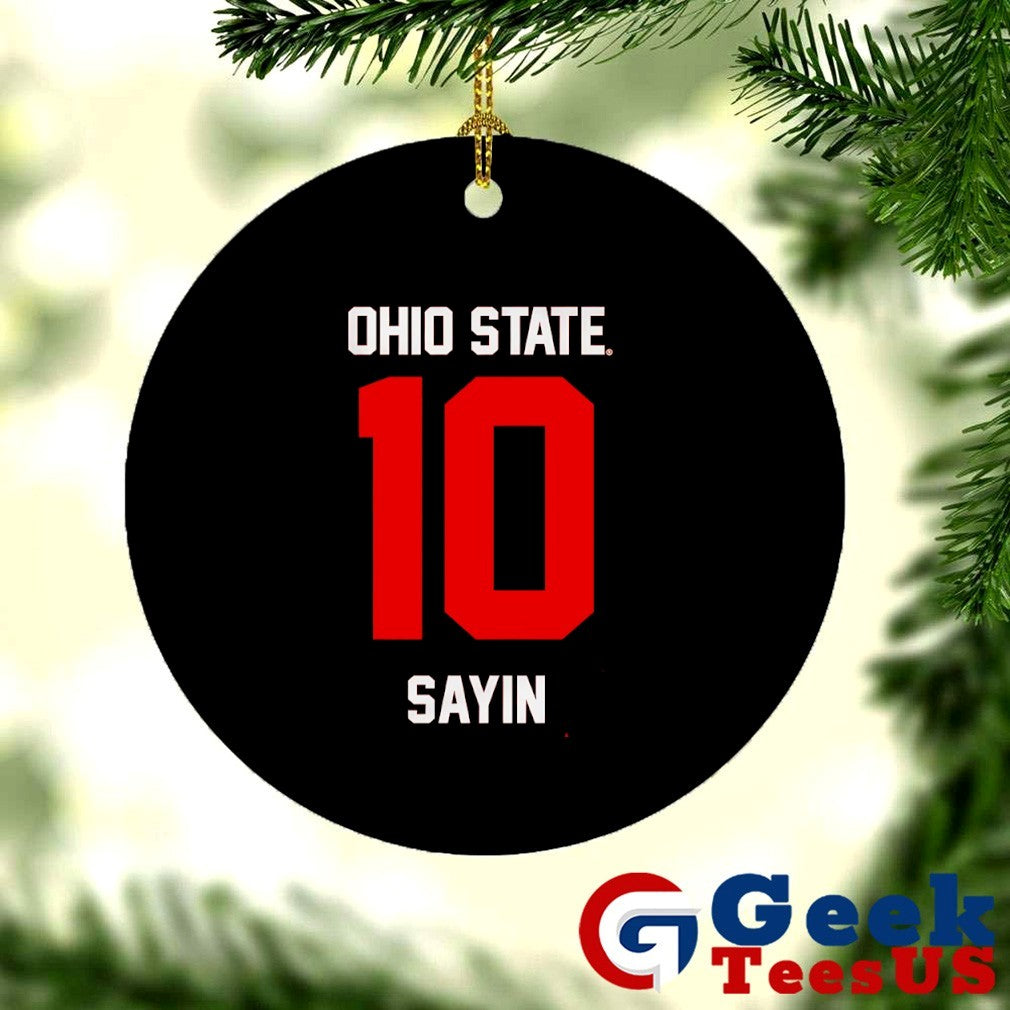 Julian Sayin 10 Ohio State Football shirt