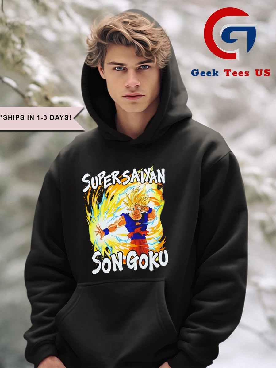 Julio Rodríguez wearing Super Saiyan Son Goku graphic shirt