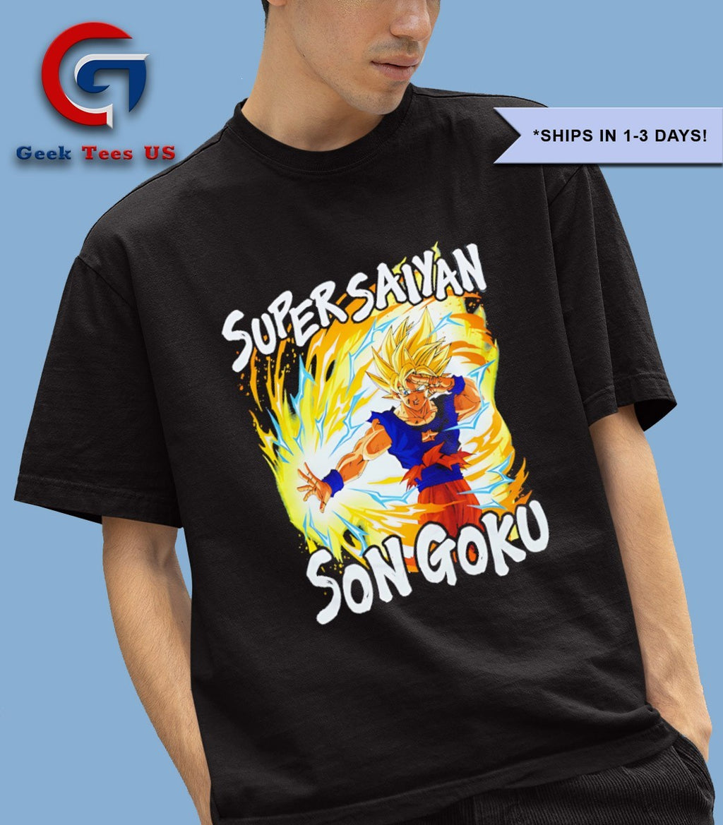 Julio Rodríguez wearing Super Saiyan Son Goku graphic shirt