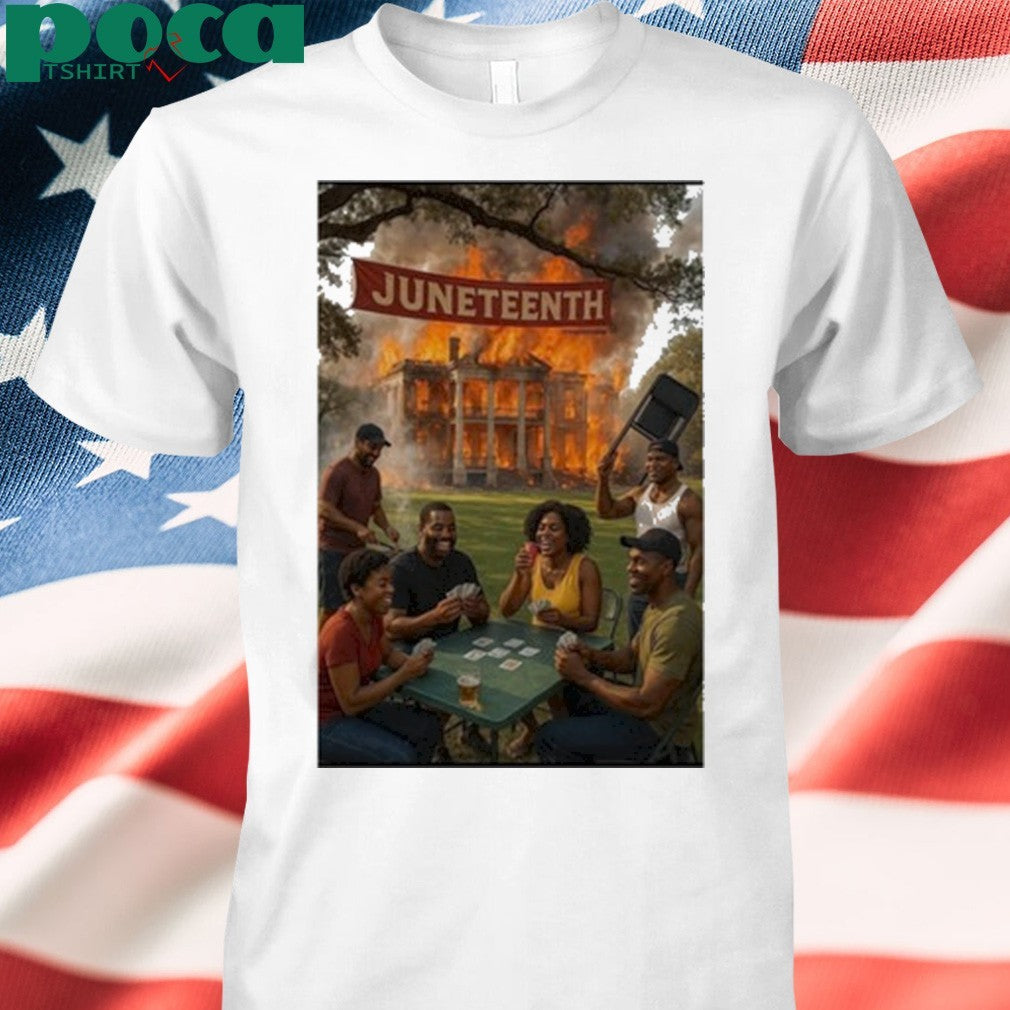 Juneteenth Nottoway Plantation Fire Shirt