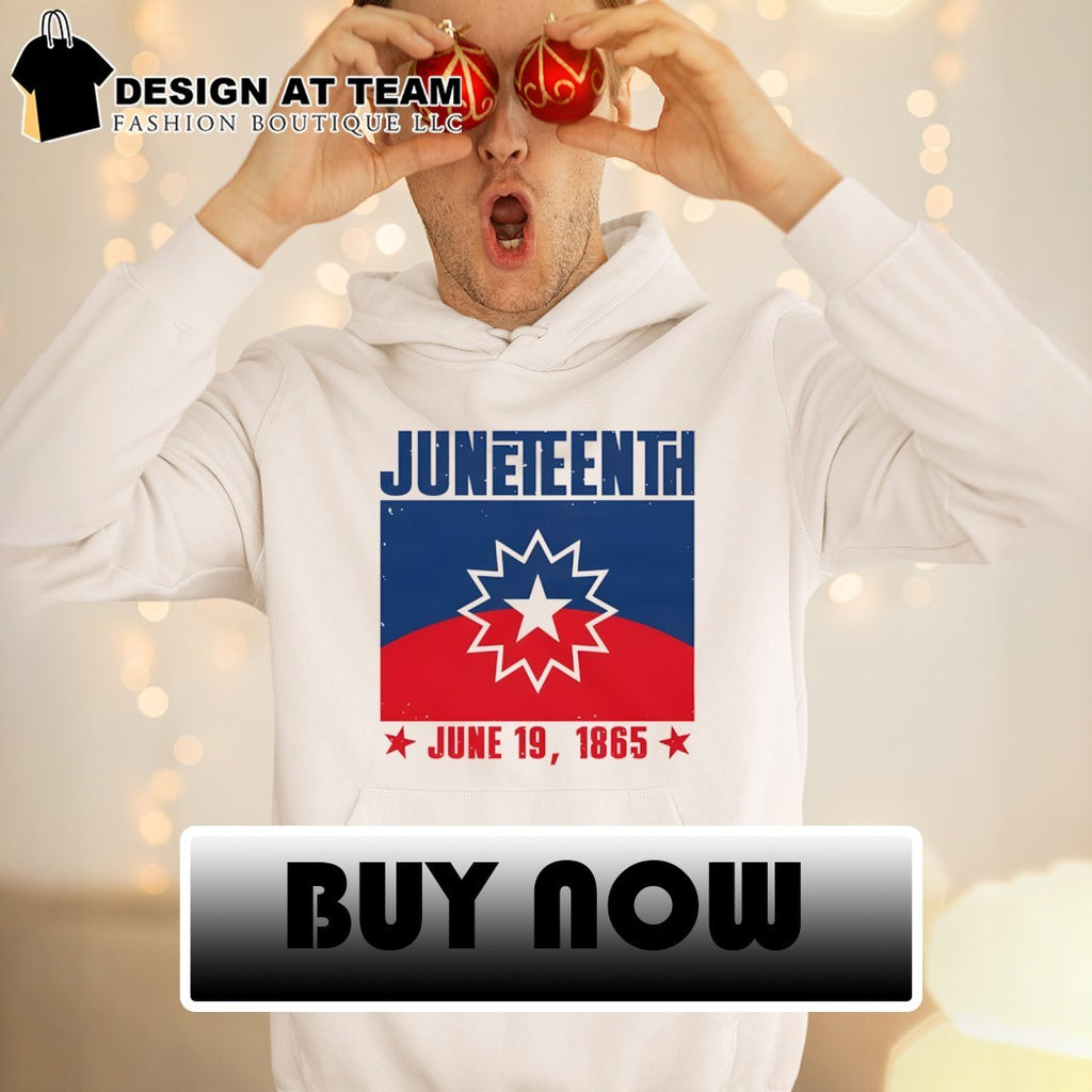Juneteenth Red White Blue Freedom flag 1865 Emancipation Day shirt