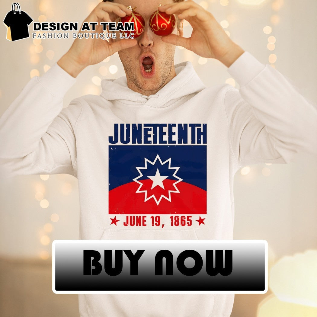 Juneteenth Red White Blue Freedom flag American Freedom 1865 shirt