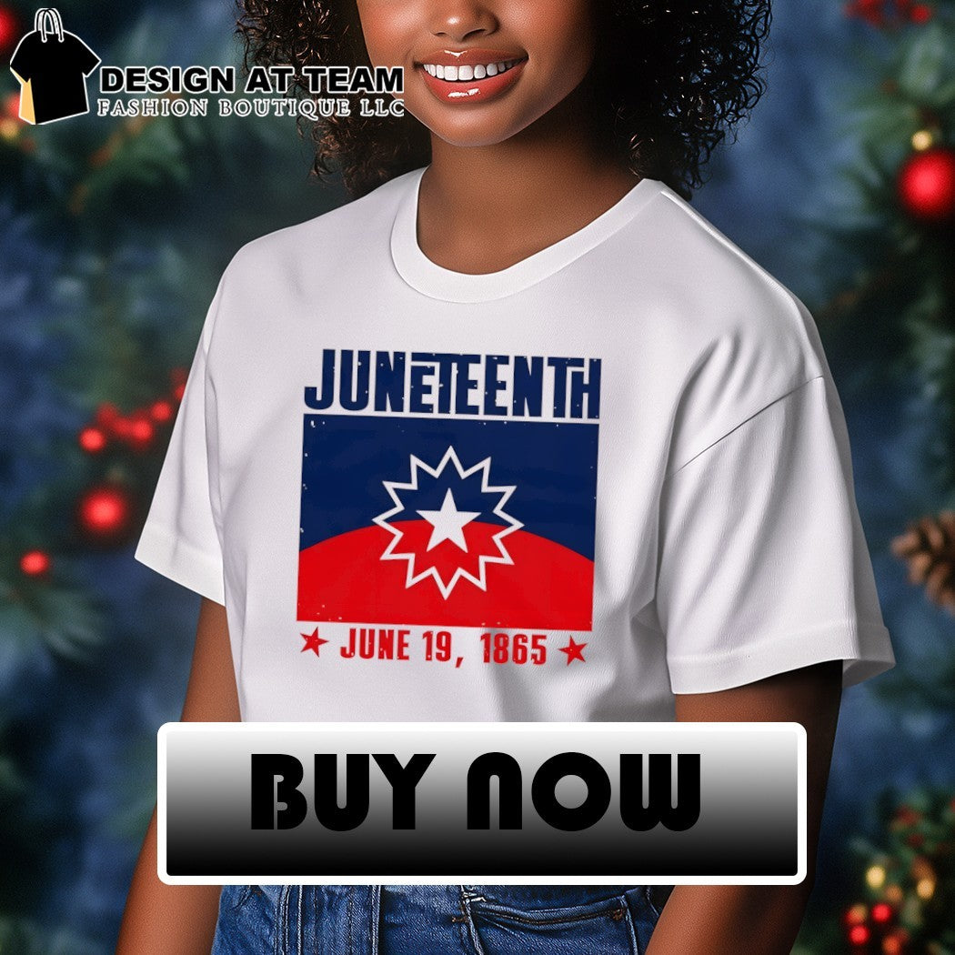Juneteenth Red White Blue Freedom flag American Freedom 1865 shirt