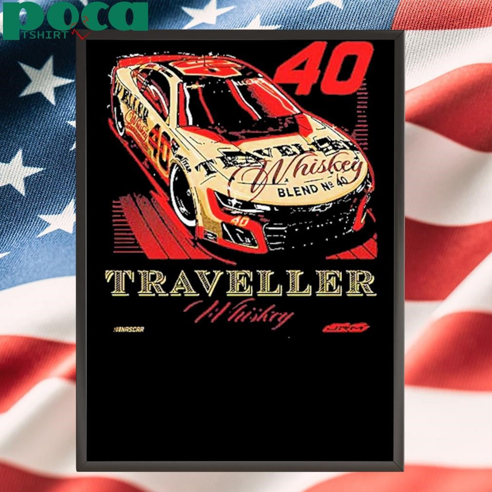 Justin Allgaier 40 Traveller Whiskey Chevrolet Natural Daytona 500 Merchandise T-Shirt