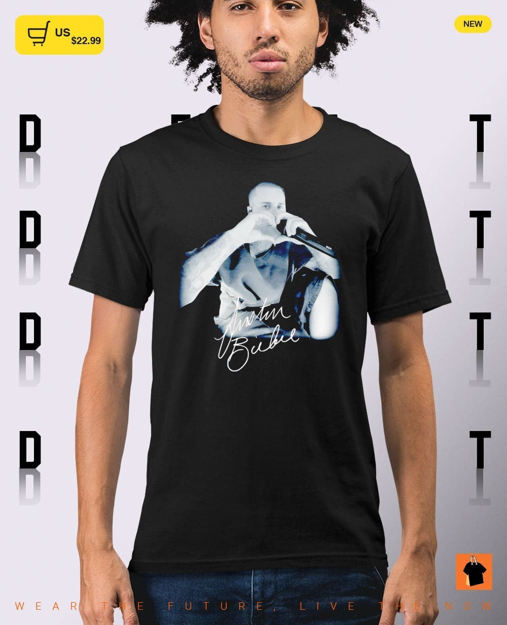 Justin Bieber Bieberchella JB Heart Coachella 2026 signature shirt