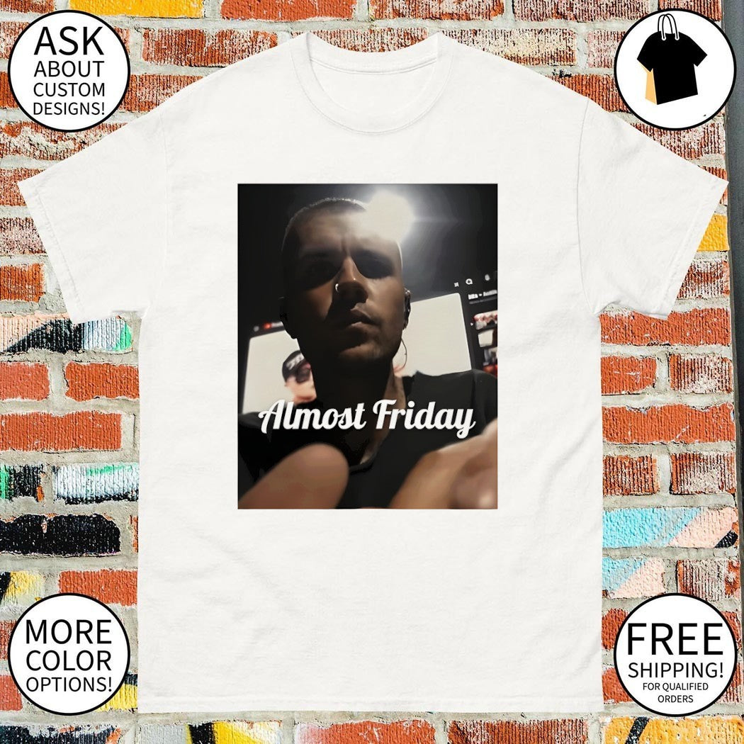 Justin Bieber Coachella Almost Friday photo shirt