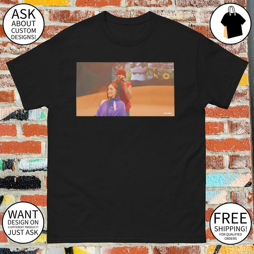 Justin Bieber and Billie Eilish Live Bieberchella Coachella One Less Lonely Girl shirt
