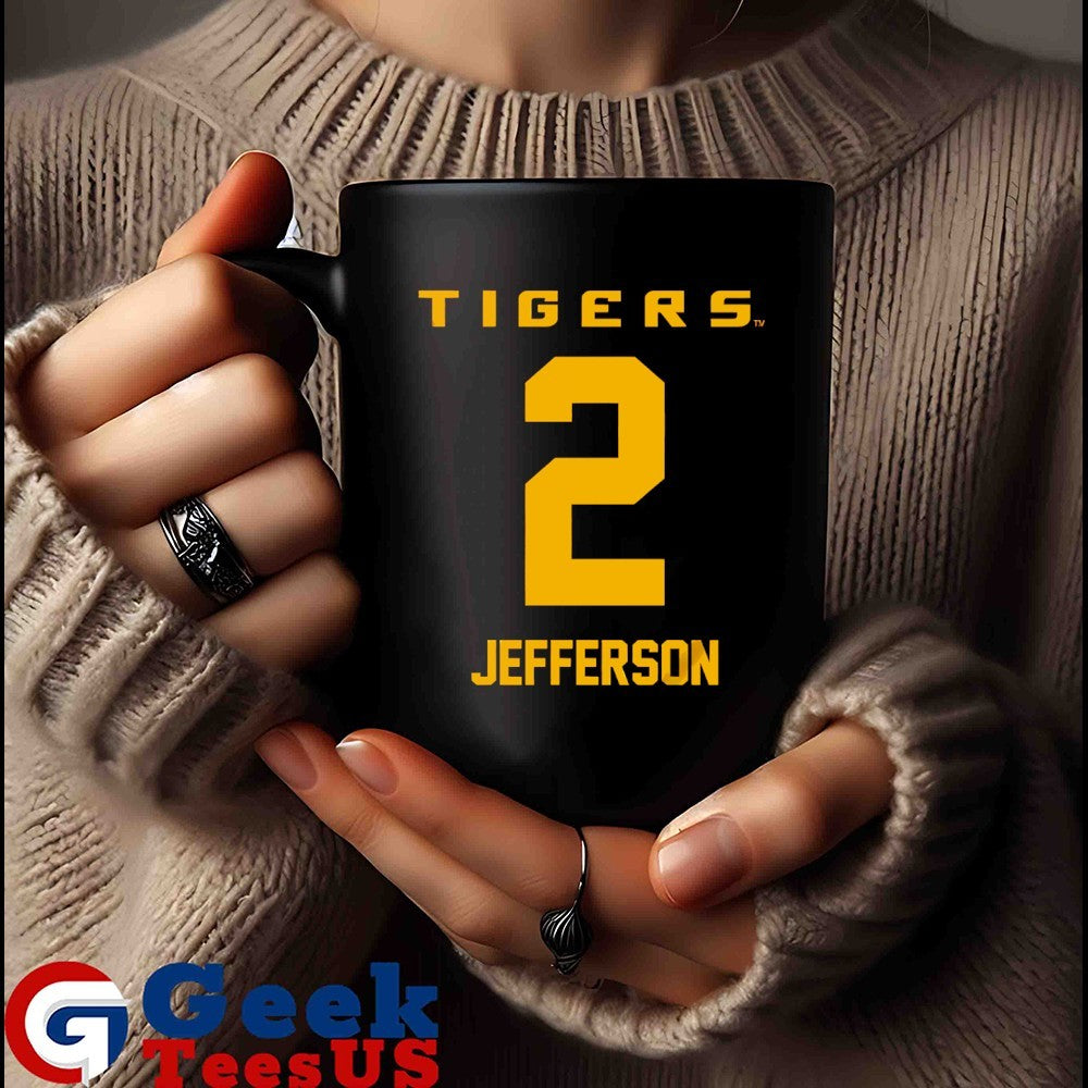 Justin Jefferson 2 LSU Football shirt