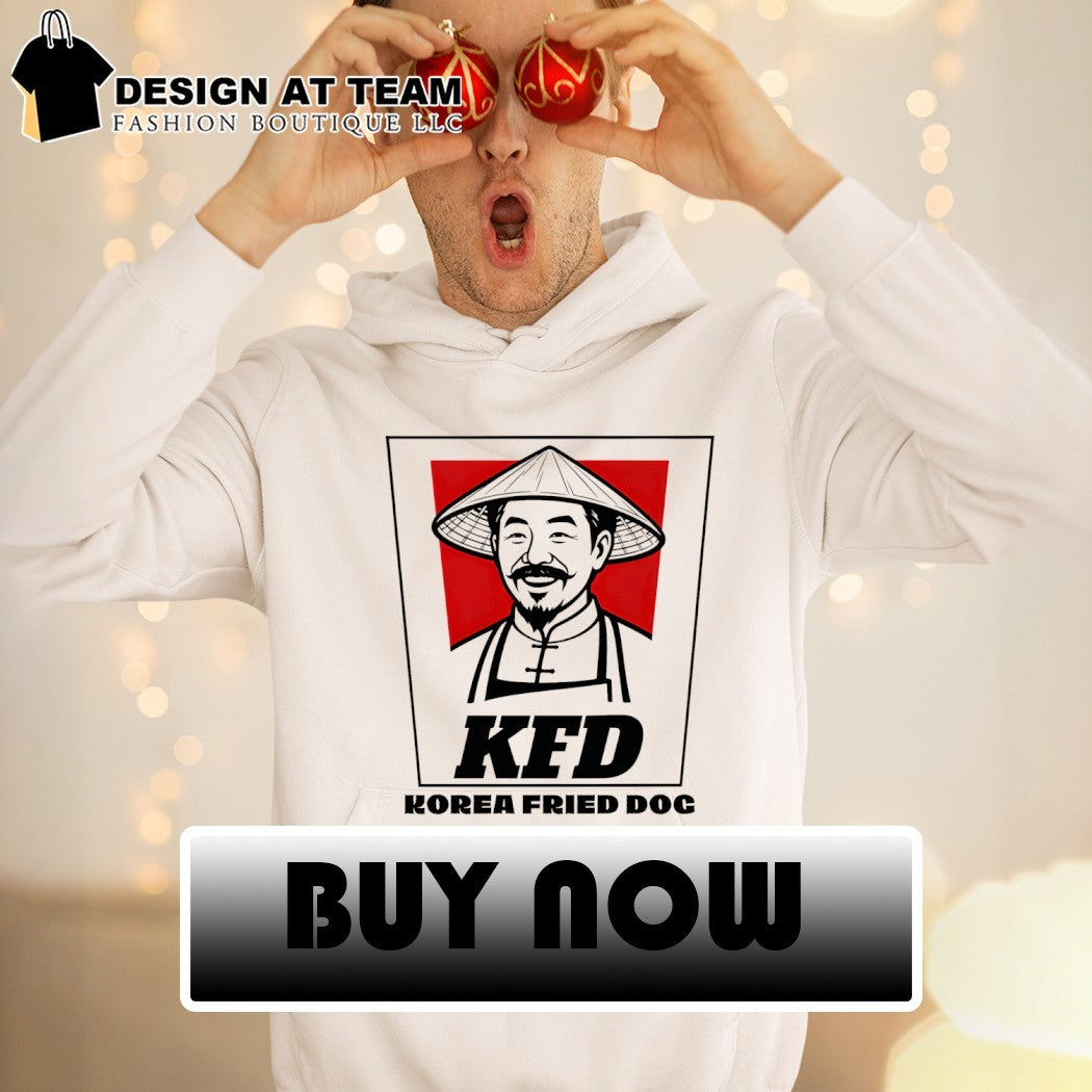 KFD Korea Fried Dog KFC parody logo shirt