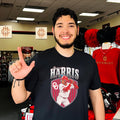Oklahoma Sooners Dasan Harris posing vintage shirt