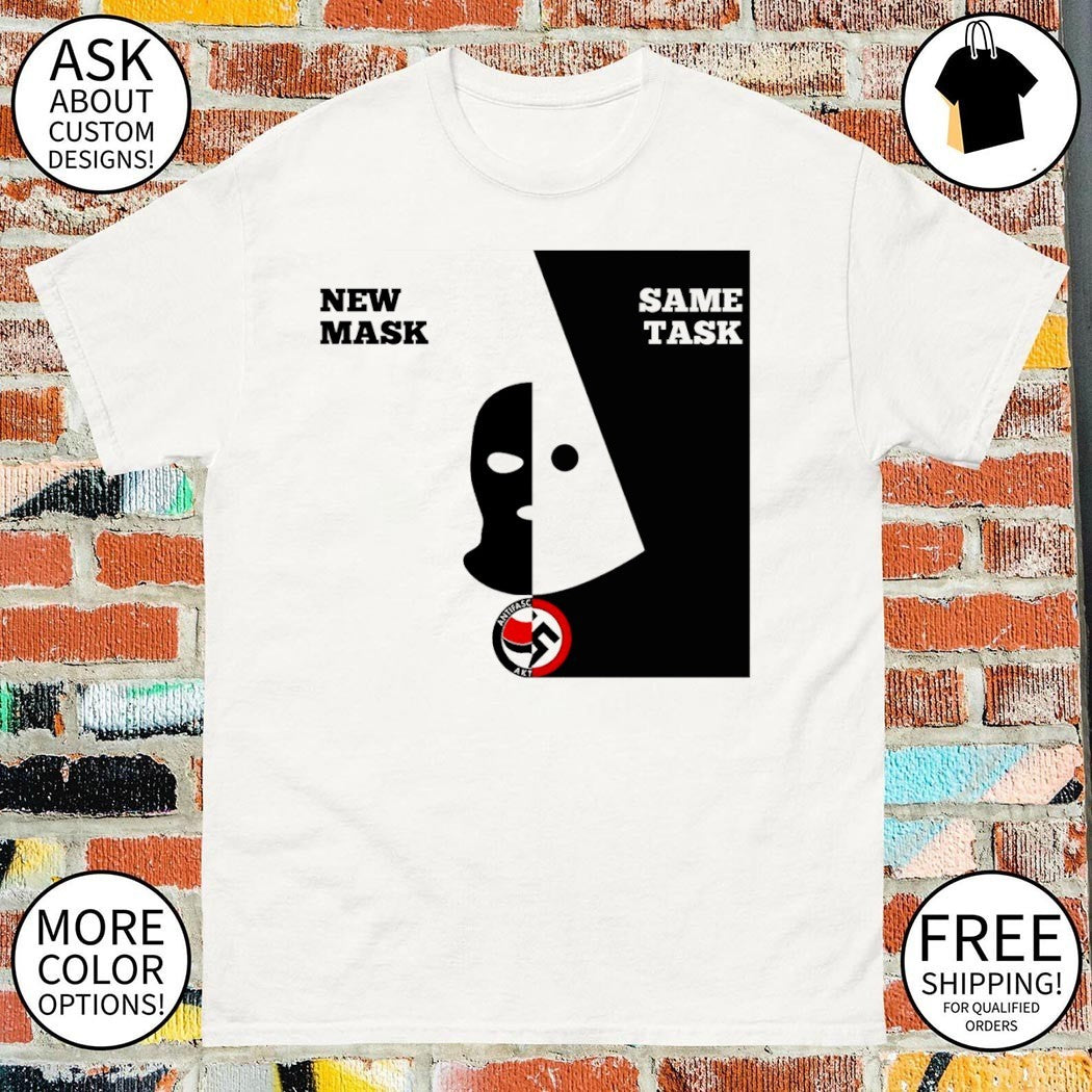 KKK Klan new mask vs same mask political shirt