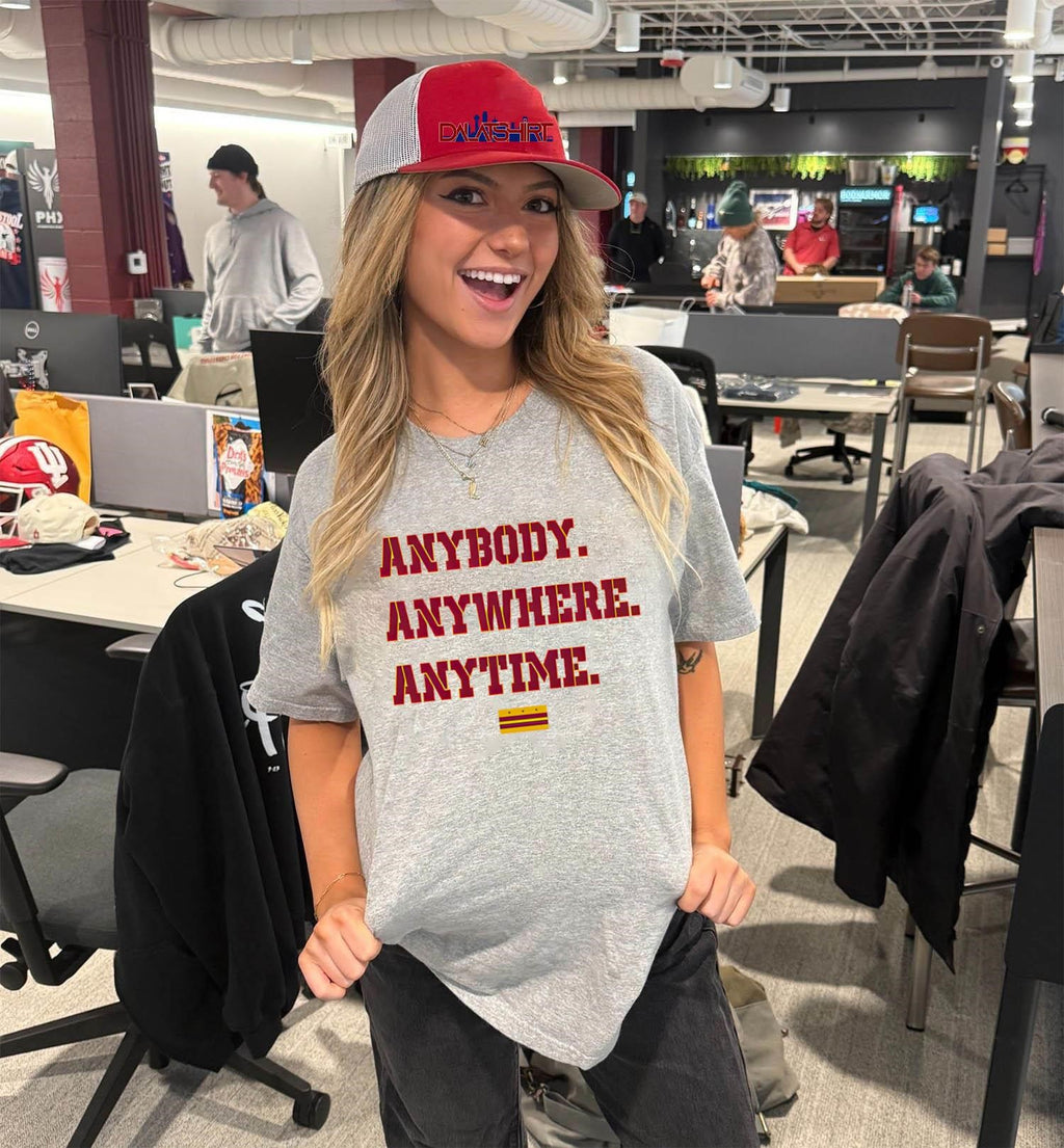 Kansas City Anybody Anywhere Anytime shirt