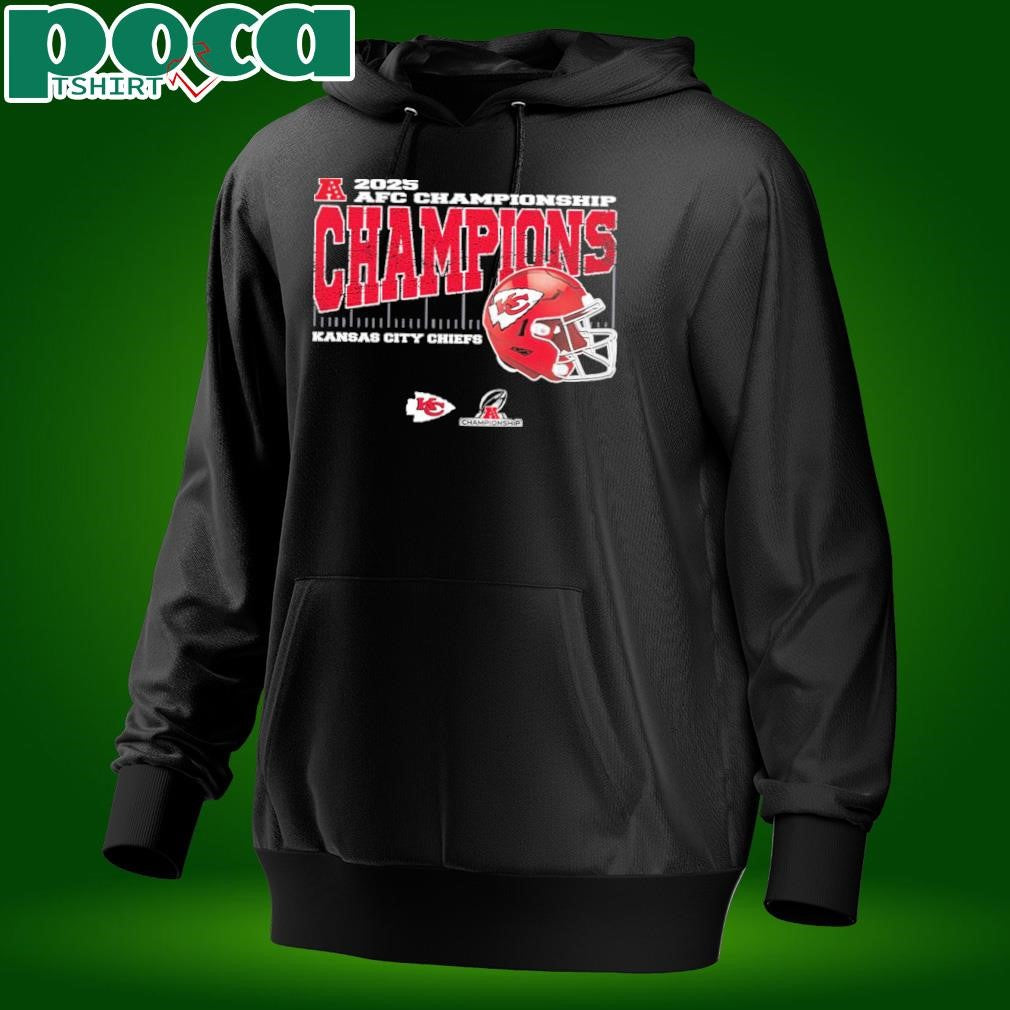 Kansas City Chiefs 2025 AFC Championship Conference Champions Vintage Style With Helmet Unisex T-Shirt