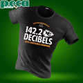 Kansas City Chiefs Fanatics 2024 AFC Champions Hometown Not Done Hearing Protection Required 142.2 Decibels Unisex T-Shirt