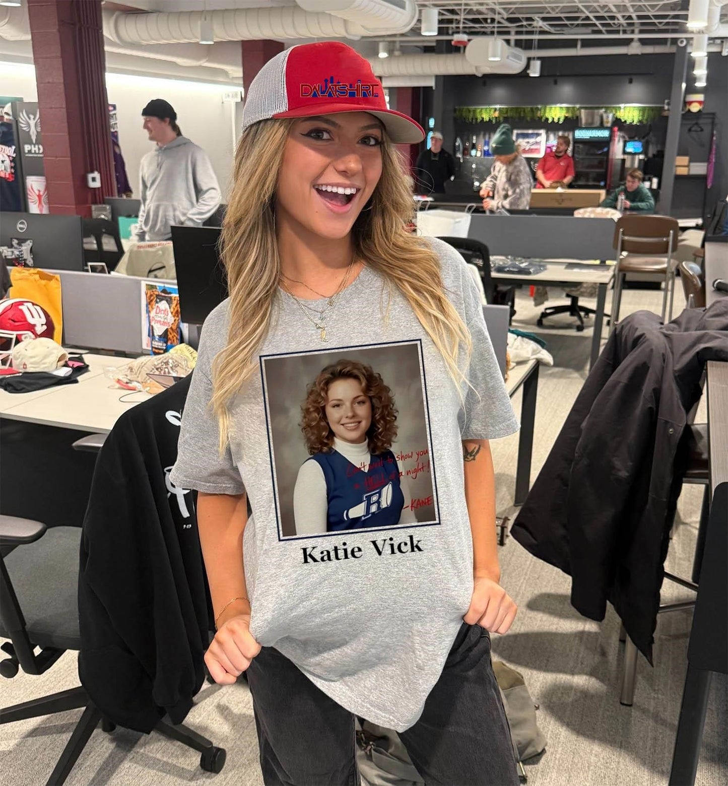 Katie Vick Cheerleader Portrait Kane Hell Of A Night shirt