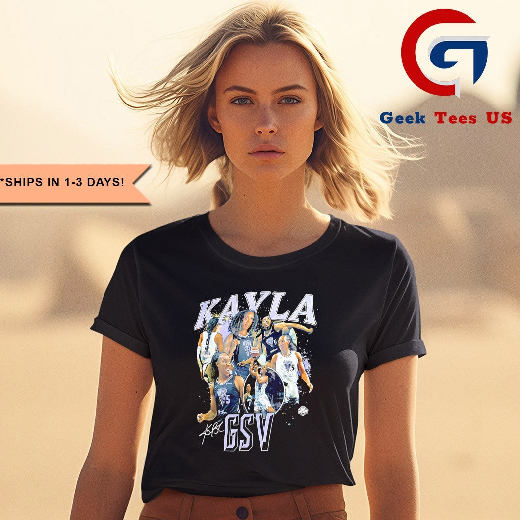Kayla Thornton player Golden State Valkyries WNBA Playoffs 2025 graphic shirt