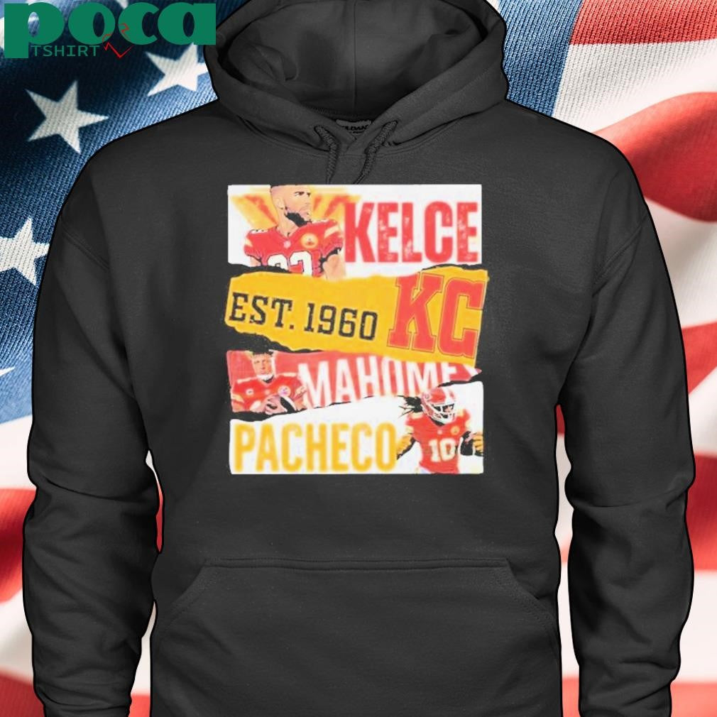 Kelce Est 1960 Kc Mahomes Pacheco Shirt