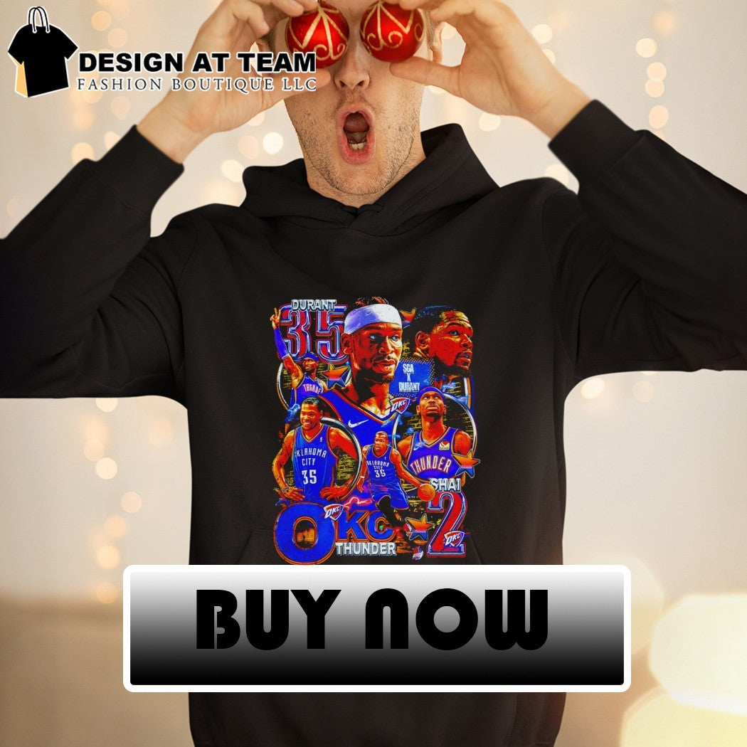 Kevin Durant Shai Gilgeous-Alexander OKC Thunder Basketball 2026 graphic shirt