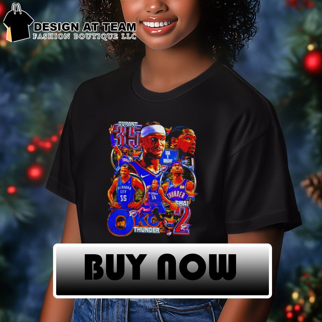 Kevin Durant Shai Gilgeous-Alexander OKC Thunder Basketball 2026 graphic shirt