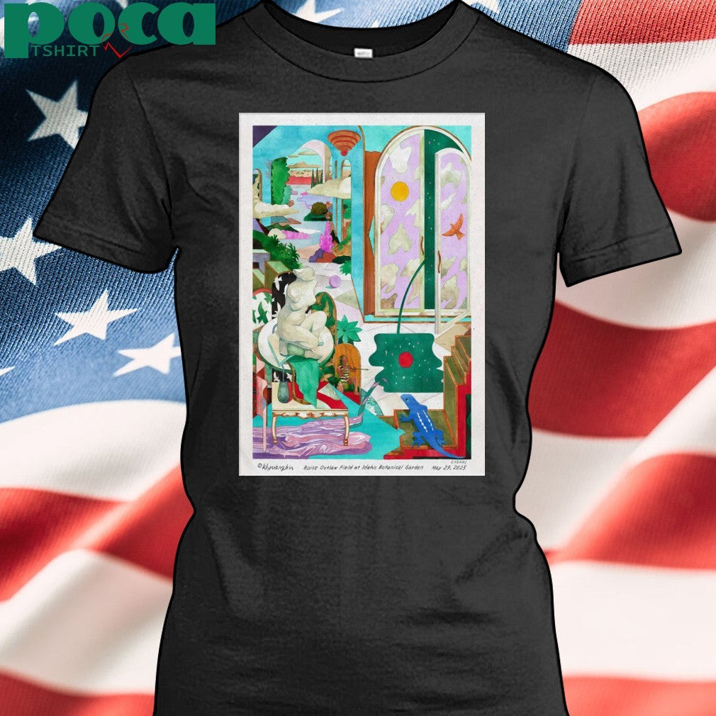 Khruangbin May 29 2025 Outlaw Field at The Idaho Botanical Garden in Boise ID Poster Shirt